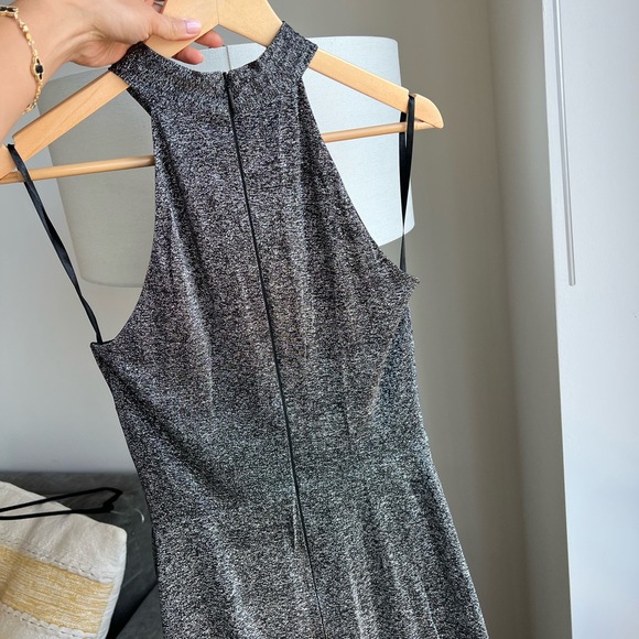 Ted Baker Shimmery silver gown size small - Picture 5 of 9